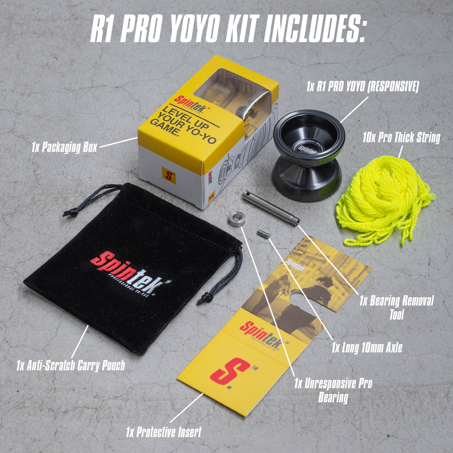R1 PRO Gold Yoyo Kit