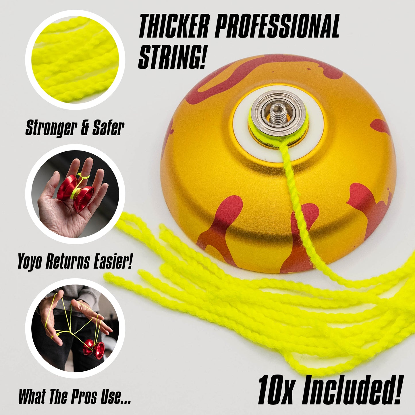 REVLO Lemon Red Splash Yoyo Kit